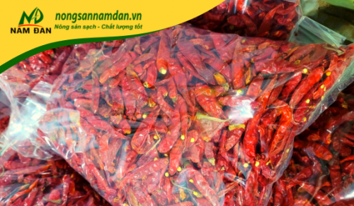 ỚT HIỂM SẤY KHÔ